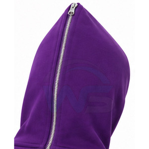 Sweat à capuche entièrement zippé sur mesure, 100% coton, tissu doux, compartiment avant, finition côtelée, séchage rapide, respirant, écologique, unisexe - Product Image 4