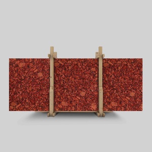 Granito Rojo Rubí de Primera Calidad, Origen Tamil Nadu, Color Rojo Intenso con Puntos Negros, Diseño para Pisos Interiores y Exteriores y Encimeras - Product Image 4