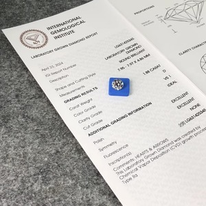Diamant de laboratoire rond brillant de 1,88 carat, certifié IGI, couleur D, pureté VS1, pour la création de bijoux de luxe. - Product Image 5