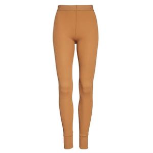 Leggings de yoga taille mi-haute pour femme, élastiques, longueur intégrale, en Spandex/Polyester, sans coutures, pour le sport et le fitness, collants de sport extensibles - Product Image 1