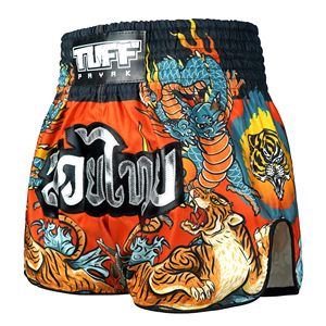 <b>Men</b> Muay Thai <b>Shorts</b> Satin Elastic Waistband Side Slit Lightweight Colorful Gym Workout Training Top top <b>mens</b> muay thai martial - Product Image 1