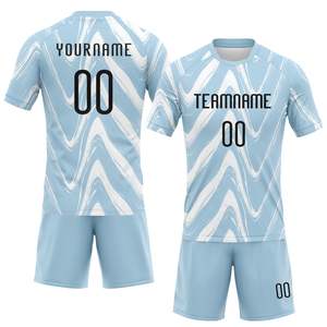 Personalized Sublimated 100% Polyester Sports Uniform Set OEM <b>Custom</b> Jersey Training Shorts Wholesale Club Team Apparel Wear - Product Image 1
