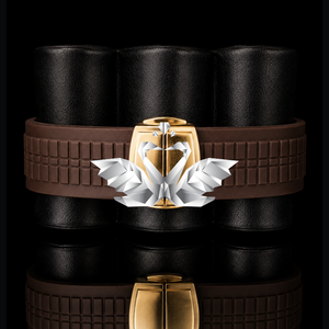 Reloj de moda premium para hombre, caja de oro rosa, esfera marrón, reloj de cuarzo - Product Image 3