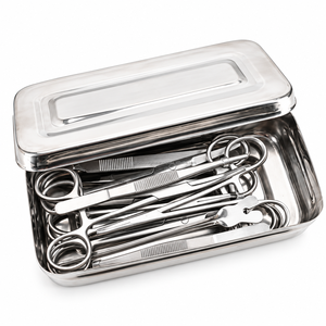 Kit de 13 instruments de chirurgie mineure avec boîte en acier inoxydable pour cliniques, outils personnalisés, fournisseur en gros - Product Image 6