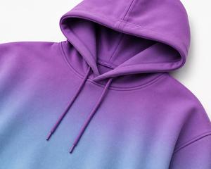 เสื้อฮู้ดดี้ยูนิเซ็กซ์ทรงโอเวอร์ไซส์ ย้อมสีแบบไล่เฉดสี แขนยาว ผ้าฟลีซ ใส่ได้ทุกโอกาส เหมาะสำหรับฤดูหนาว สไตล์ลำลอง สตรีทแวร์ กำลังฮิต ผลิตจากผ้าฝ้าย 100% - Product Image 5