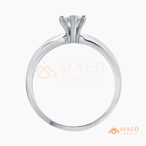 925 Sterling <b>Silver</b> Marquise Cut Engagement <b>Ring</b> Women <b>Solitaire</b> American Diamond CZ Wedding <b>Ring</b> Minimal Fine Jewelry - Product Image 6