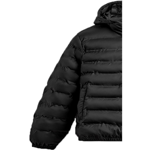 Veste d'hiver décontractée imperméable pour homme, avec col montant, logo imprimé OEM, option grandes tailles, poches, en polaire matelassée 300g - Product Image 5