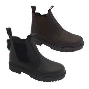 Bottes d'école - Cuir verni synthétique, fermeture à lacets/boucles/velcro, hauteur cheville/mi-mollet, toutes saisons, semelle extérieure en caoutchouc personnalisable - Product Image 1