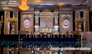 Grand décor de scène de Style Villa, thème marocain, scène blanche, Grand mariage, décoration de scène romaine - Product Image 3