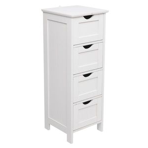 Bathroom Furniture 4 Drawers Storage Cabinet - Product Image 6