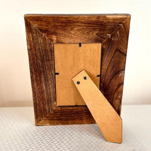 Modern Solid Wood <b>Photo</b> <b>Frame</b> Minimal Clean Tabletop Display for Office Desk Home Contemporary Elegant Decor Design - Product Image 6