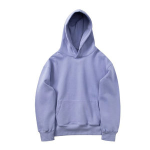 Sweat-shirt à capuche oversize tendance pour homme, en coton, coupe ample, style streetwear décontracté, manches longues, vente en gros OEM, directement de l'usine - Product Image 4