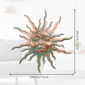 Decoración de pared artística de hierro, diseño de escultura metálica moderna para sala de estar, dormitorio u oficina, la más vendida. - Product Image 6