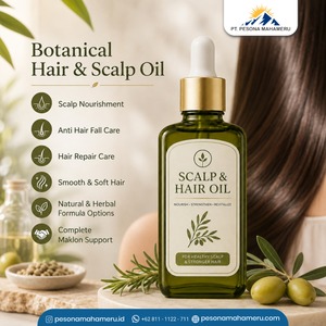 Huile capillaire et pour le cuir chevelu à base de plantes naturelles, huile hydratante pour les cheveux, formule botanique pour le soin du cuir chevelu, pour les marques de produits à étiquette privée - Product Image 2