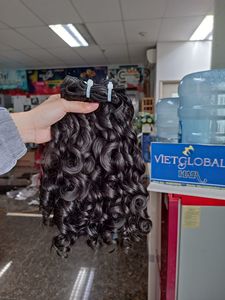 VIETGLOBALHAIR 100% vrais cheveux humains birmans bouclés pas de peluches pas d'enchevêtrement pas de styles de cheveux d'animaux vague naturelle et vague profonde lâche - Product Image 5