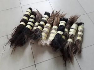 Cepillo Decorativo para el Hogar de Pelo Natural Pulido de Cola de Búfalo con Pelo de Cola de Buey y Cola de Caballo - Product Image 1