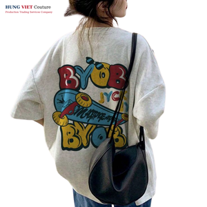 เสื้อคอตตอนใส่ได้ทั้งชายและหญิง, เสื้อสีแบบลำลองสไตล์สตรีท - Product Image 3