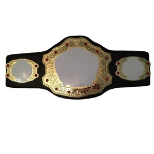 Wholesale Unisex High Waist <b>Boxing</b> Training Championship Belts OEM Custom Logo Factory PU Leather Waterproof Automatic - Product Image 1