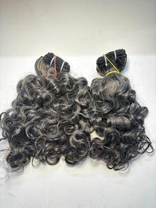 Extensiones de Cabello Humano Rizado Natural Indio, Suaves y con Volumen, Garantizan la Alineación de la Cutícula, Sin Enredos - Product Image 3