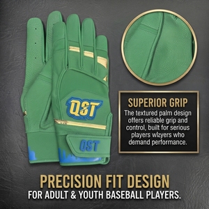 Gants de frappe en cuir synthétique antidérapants et absorbant les chocs, logo personnalisé, séchage rapide, respirants, durables, pour jeunes joueurs de baseball - Product Image 5