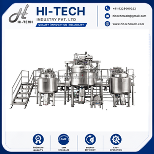 Planta de Fabricación de Ungüentos Automática Premium con Sistema Homogeneizador al Vacío para Formulación de Crema, Bálsamo y Gel, Fabricante de la India - Product Image 2