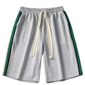 Shorts décontractés pour hommes avec tissu en mélange de coton respirant et taille élastique pour les activités quotidiennes - Product Image 6