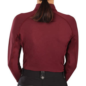 Horse Riding Base Layer Shirt Women Long <b>Sleeves</b> Equestrian Clothing Customized Fabric Breathable Custom Logo & Breeches Uniform - Product Image 3