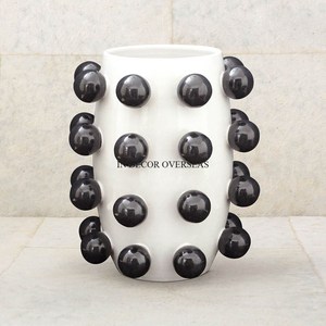 High In Demand Bronze Leaf Pattern Tabletop <b>Vase</b> Handmade Metal Decorative Flower <b>Vase</b> for Home Hotel Living Room Centerpiece - Product Image 3
