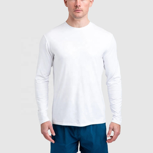 Camiseta Deportiva de Poliéster de Secado Rápido con Logotipo Personalizado, Camiseta Deportiva de Manga Larga de Poliéster y Elastano para Hombre - Product Image 2