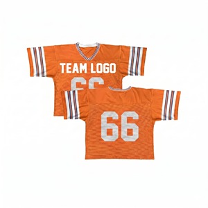 Jersey de Fútbol Americano Personalizado con Cuello en V, Estilo Urbano, Corte Recto, Estilo Americano - Product Image 1