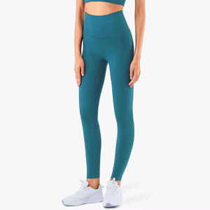 Elastic Waist High Quality Four-Way Stretch Plus Size Yoga <b>Leggings</b> <b>Women</b> Full Length Push Style Workout Seamless Plaid <b>Pattern</b> - Product Image 4