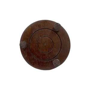 Jeu de lancer d'anneaux en bois artisanal de qualité supérieure, jeu de quilles vintage en bois, pièce de jeu de table pour salon et usage intérieur - Product Image 5