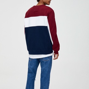 Sweat-shirt à col rond pour homme Coupe classique Coton French Terry Automne Casual Manches longues - Product Image 3