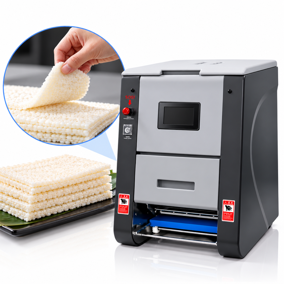 Yo Sushi Rice AT870 Sushi Rice Sheeter Machine Sushi-Rice-Sheet-Machine Rice Sheet ...