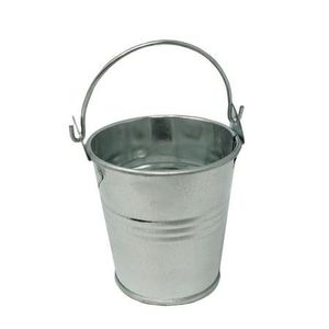 New Selling Modern Design Small Galvanized Metal <b>Folding</b> <b>Bucket</b> Handle Iron Pail Home Decor Customized Size Shape - Product Image 5
