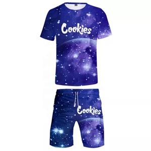 Vestido de verano de moda con estampado Digital 3D, conjunto de pantalones de playa de manga corta, ropa para hombre, soporte personalizado - Product Image 5