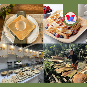 LOS MÁS VENDIDOS: Tazones Rígidos para Hojas de Árbol, Resistentes al Calor, Biodegradables, Vajilla Desechable de Baja Humedad para Ensaladas, Barbacoas y Buffets - Product Image 3