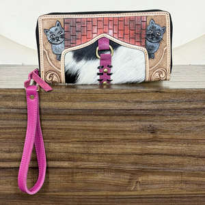 กระเป๋าคลัทช์หนังแท้ลายใหม่ รุ่นยาวอเนกประสงค์ สำหรับผู้หญิง ใส่โทรศัพท์มือถือ มีสินค้าพร้อมส่ง ขายส่ง - Product Image 4