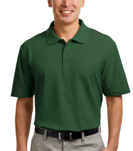 Polo en tricot rayé personnalisé pour homme, 100% coton, manches courtes, anti-plis, haut décontracté élégant, directement de l'usine, export BD, OEM - Product Image 1