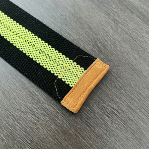 Sangles de levage pour soulevé de terre, haltérophilie, sangles de gym en coton robustes pour tractions et rameurs, équipement d'entraînement de musculation - Product Image 4
