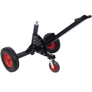 Carrello per Rimorchio Resistente da 2 Pollici, Capacità di Carico 1.500 Libbre, Altezza Regolabile 24-35.4 Pollici, Sfera di Traino da 2 Pollici per Camper e Imbarcazioni - Product Image 2