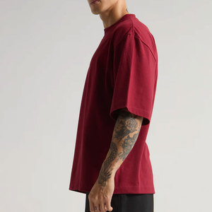 Wholesale Blend Poly Cotton T Shirts Custom <b>Logo</b> Screen Printing Blanks Market T Shirts - Product Image 1