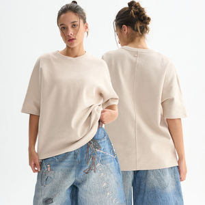 T-shirt unisexe à manches courtes et col rond, 100 % coton, couleur unie, respirant, anti-humidité, coupe classique, vêtements pour toutes les saisons - Product Image 2