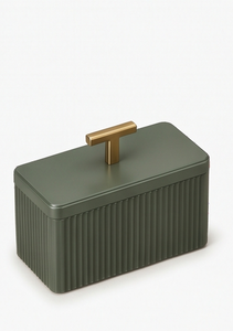 Caja de Almacenamiento Rectangular Moderna y Exclusiva para Frutos Secos y Dátiles, Organizador de Aperitivos de Lujo, Envase de Metal para Regalo Festivo o de Boda - Product Image 2