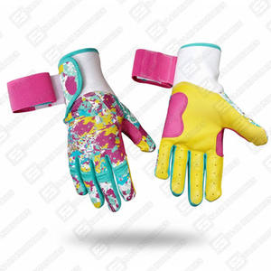 Guantes de Bateo de Béisbol y Sóftbol Personalizados, de Cuero Vacuno Genuino, Transpirables, con Correa de Muñeca Ajustable, Gran Venta - Product Image 5