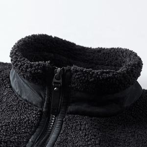<b>Men</b> <b>Sherpa</b> <b>Fleece</b> Jacket Street Wear Fashion Trends Autumn Winter Jackets and Coats <b>Men</b> Thick Warm Coat Trends Zipper Custom - Product Image 3