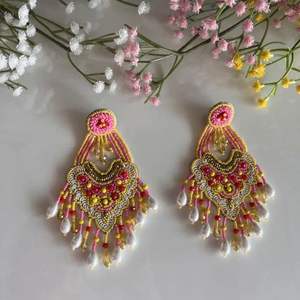 Pendientes de Aves con Cuentas Coloridas, Pendientes Personalizados con Múltiples Cuentas, Joyería Festiva para Mujer al Mejor Precio - Product Image 6