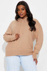 Wholesale Women Knit Hoodie Casual Streetwear Pullover Sweater Custom Fashion Apparel Supplier USA Market - Product Image 5