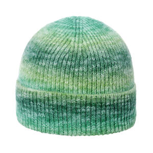 Gorro de punto unisex estilo hip hop vintage con estampado personalizado, efecto desgastado, forro de algodón y teñido anudado, tipo slouchy con diseño de calavera. - Product Image 5
