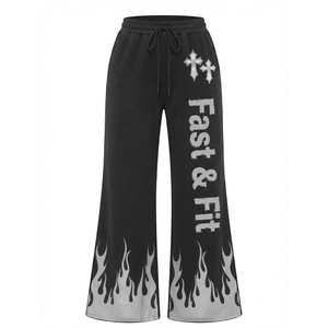 Nouvelle Collection 2026 : Pantalon de survêtement en coton pour femme, style streetwear, nouveau design, en promotion - Product Image 1